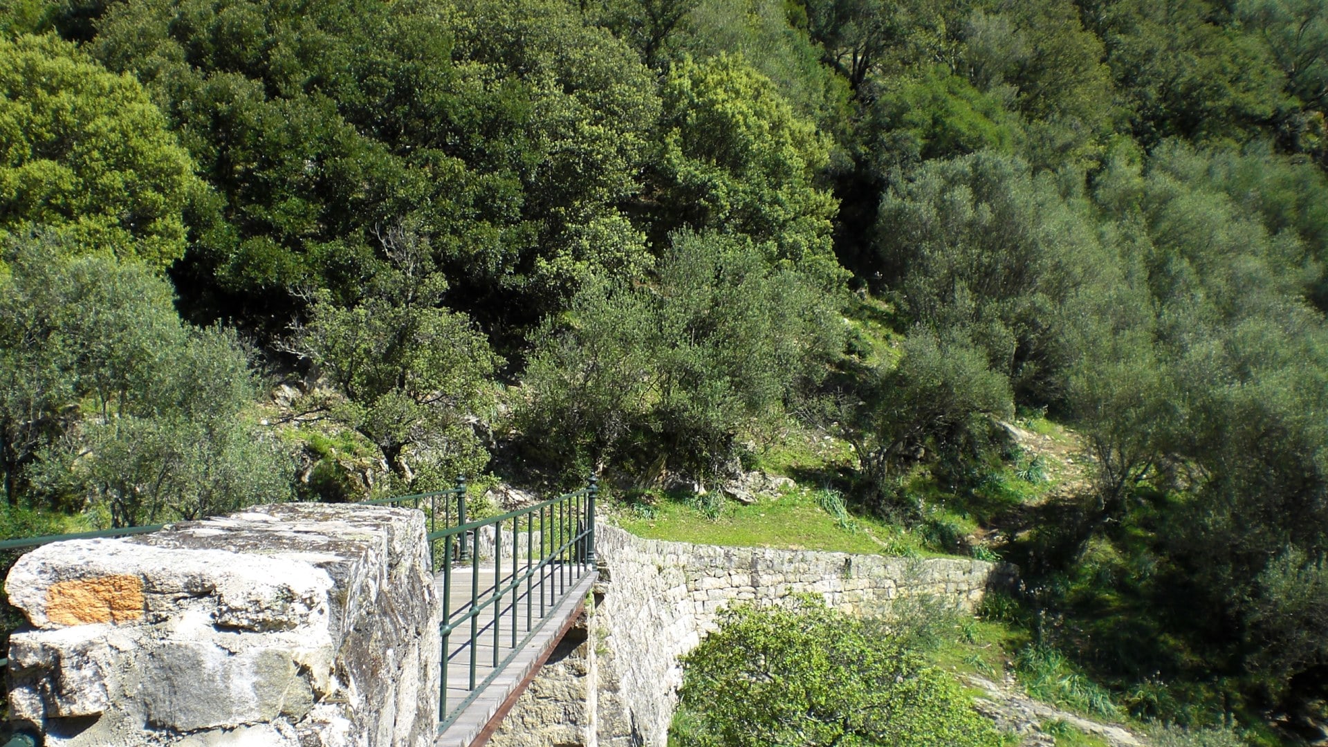 Brücke Korsika Wanderung